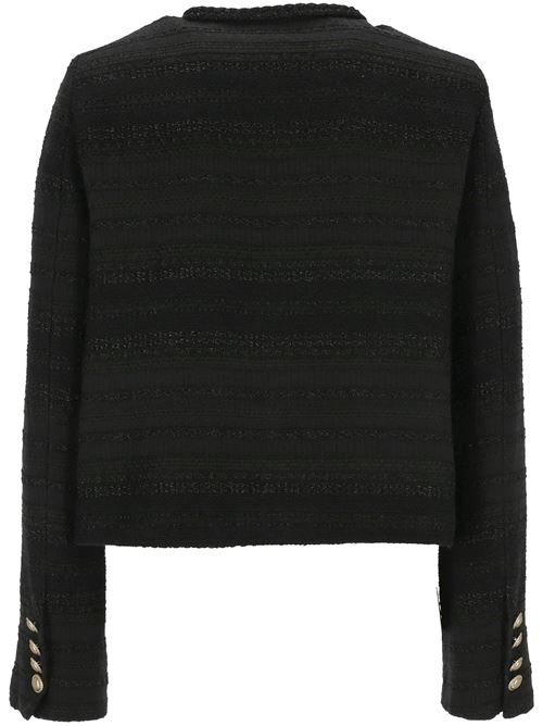 Black tweed woman jacket Giada Benincasa | 506902